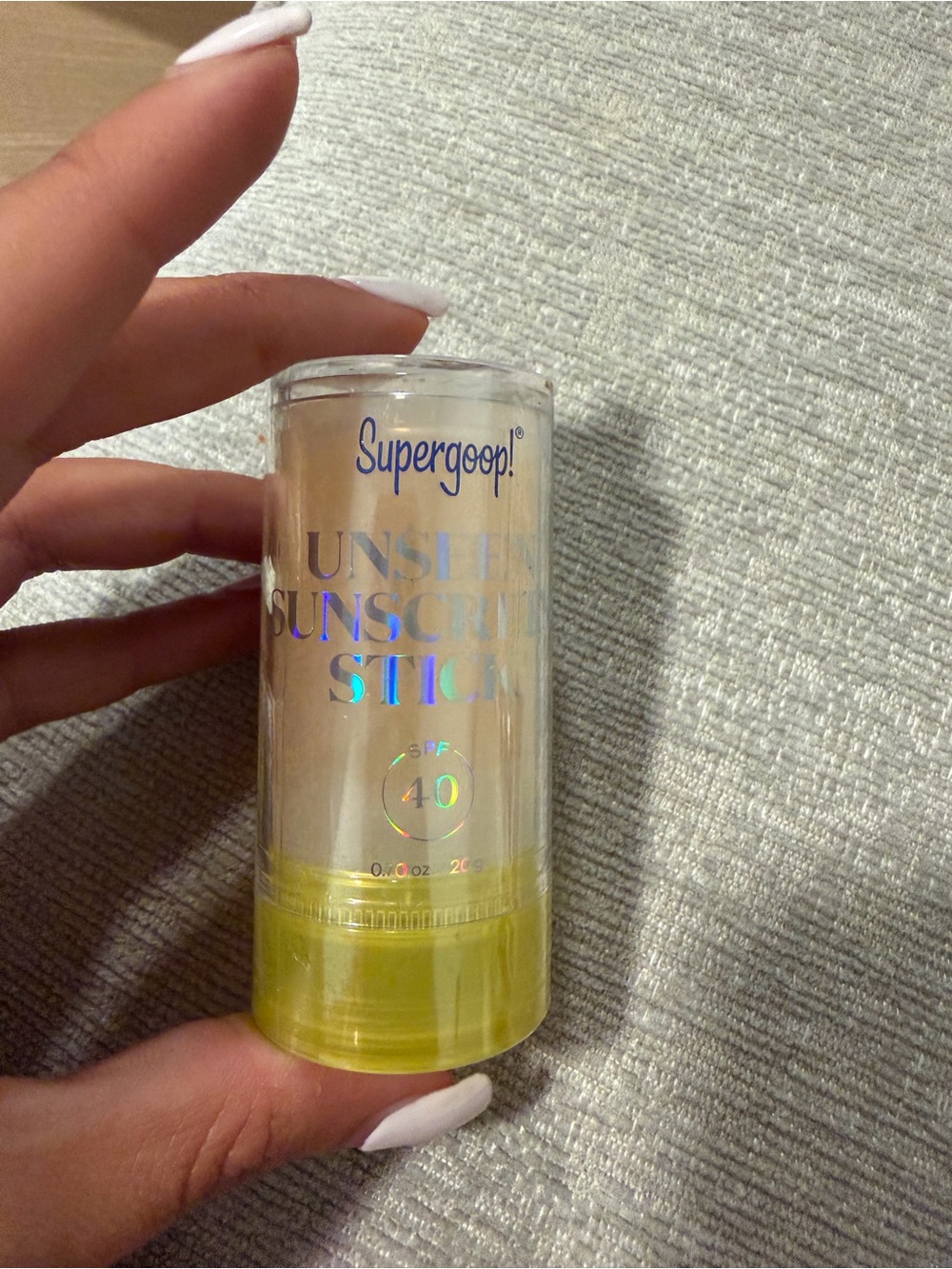 Supergoop! Unseen Sunscreen Stick SPF 40 – Clear/Yellow